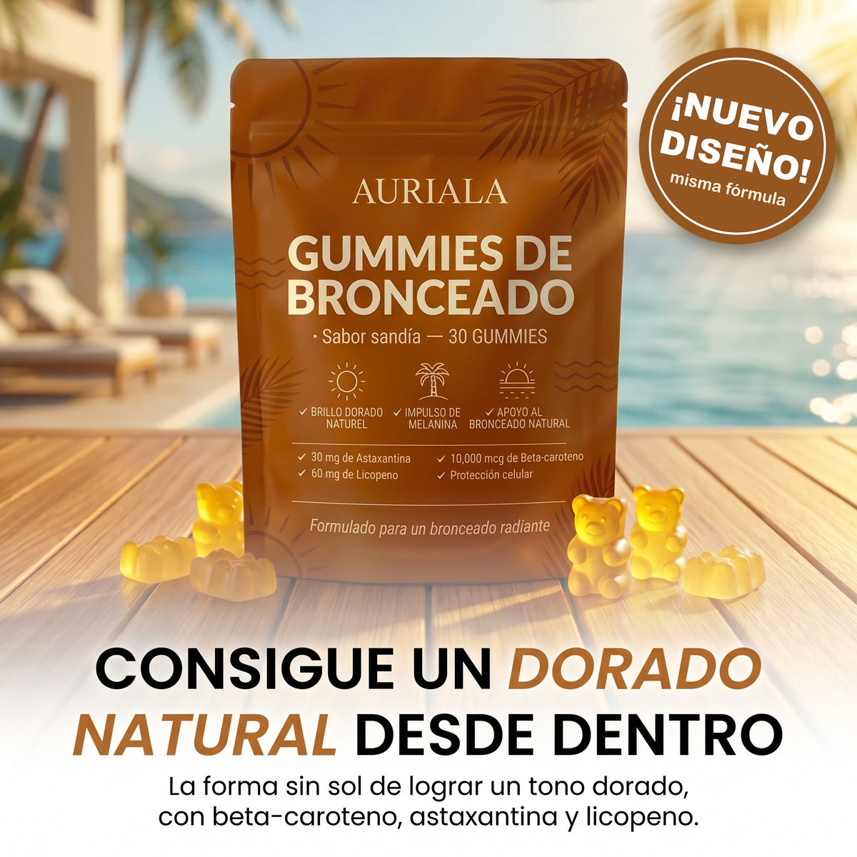 Auriala — Bronceado dorado natural