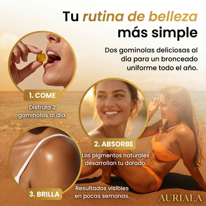 Auriala — Bronceado dorado natural